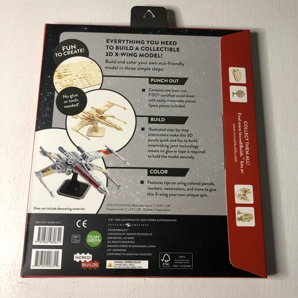 Star Wars X-Wing Book and 3D Model Kit (12+) - Picture 4 of 5